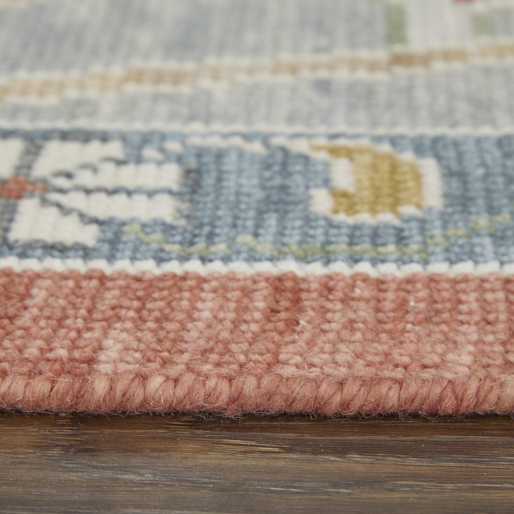 Karina Transitional Floral & Botanical, Red/Gray/Ivory, 9'-6" x 13'-6" Area Rug