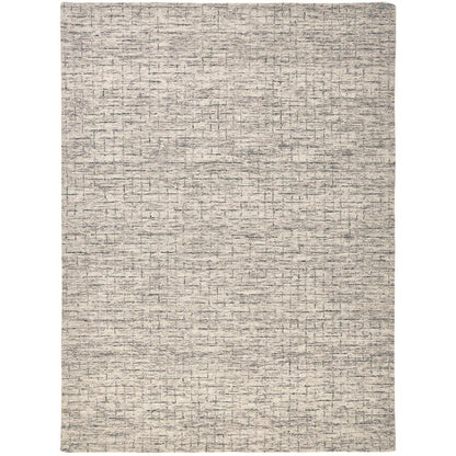 Belfort Modern Crosshatch Rug, Ivory Sand/Charcoal Gray, 5ft x 8ft Area Rug, 8698667FIVY000E10
