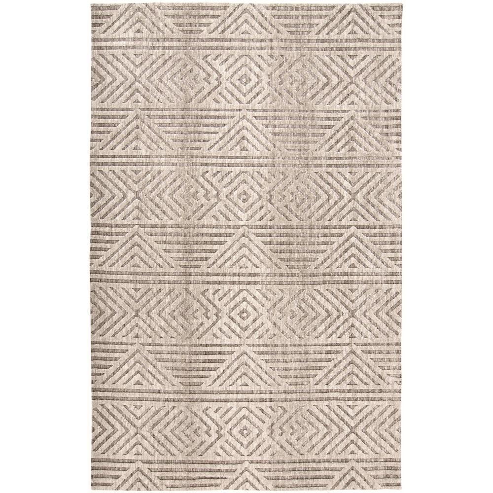 Colton Modern Diamond Art DecoAccent Rug, Sand/Natural Tan, 3ft-6in x 5ft-6in, 8748791FBRN000C50