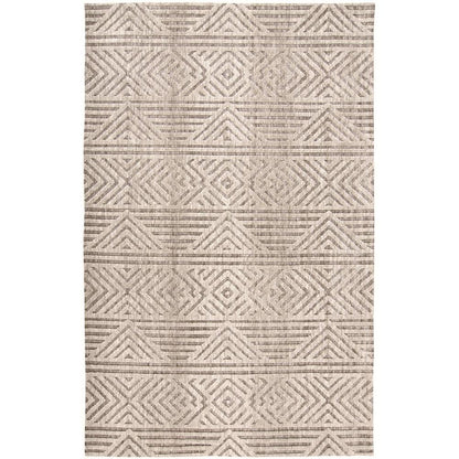 Colton Modern Diamond Art DecoAccent Rug, Sand/Natural Tan, 3ft-6in x 5ft-6in, 8748791FBRN000C50