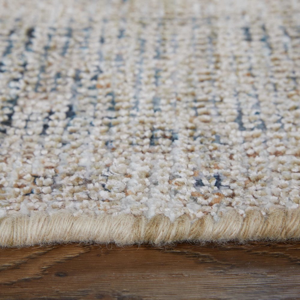 Caldwell Vintage Space Dyed Wool Rug, Latte Tan/Beige, 10ft x 14ft Area Rug, 8798798FSND000H00