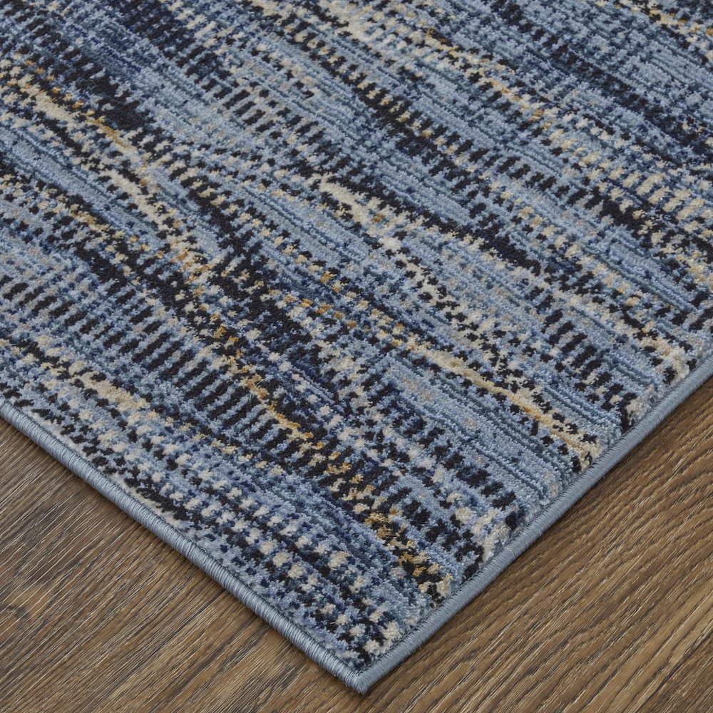 Sonora Modern Abstract, Blue/Ivory/Tan, 9'-0" x 12'-8" Area Rug