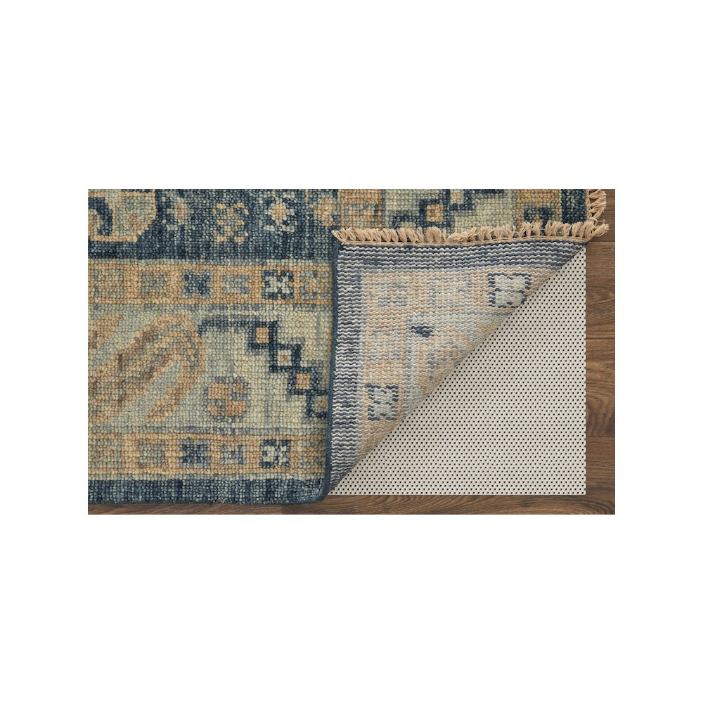 Fillmore Traditional Diamond, Blue/Ivory, 4' x 6' Accent Rug