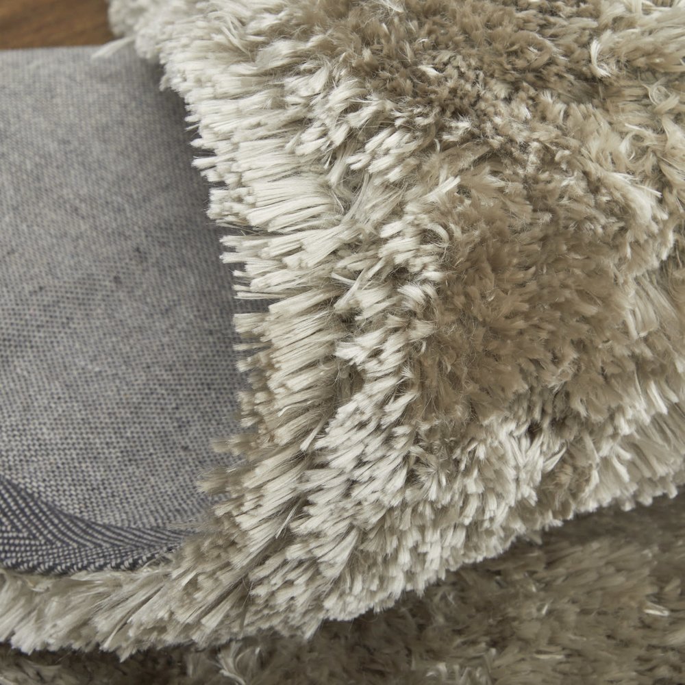 Blunham Lustrous Shimmering Shag Rug, Goloden Bronze, 5ft x 8ft Area Rug, 7494116FTPE000E10