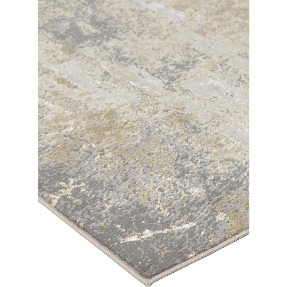 Aura Luxe Modern Rug, Gray/Beige/Gold, 1ft - 8in x 2ft - 10in Accent Rug, AUR3567FBGEGLDP18