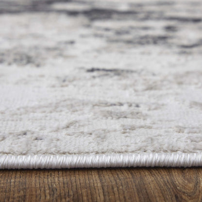 Prasad Modern Abstract, Ivory/Gray/Taupe, 1'-8" x 2'-10" Accent Rug