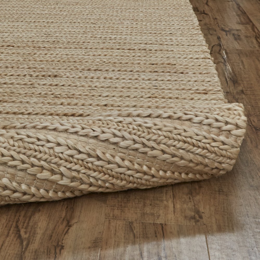 Kaelani Natural Handmade Area Rug, Solid Color, Straw Gold, 5ft x 8ft, 6850769FIVY000E10