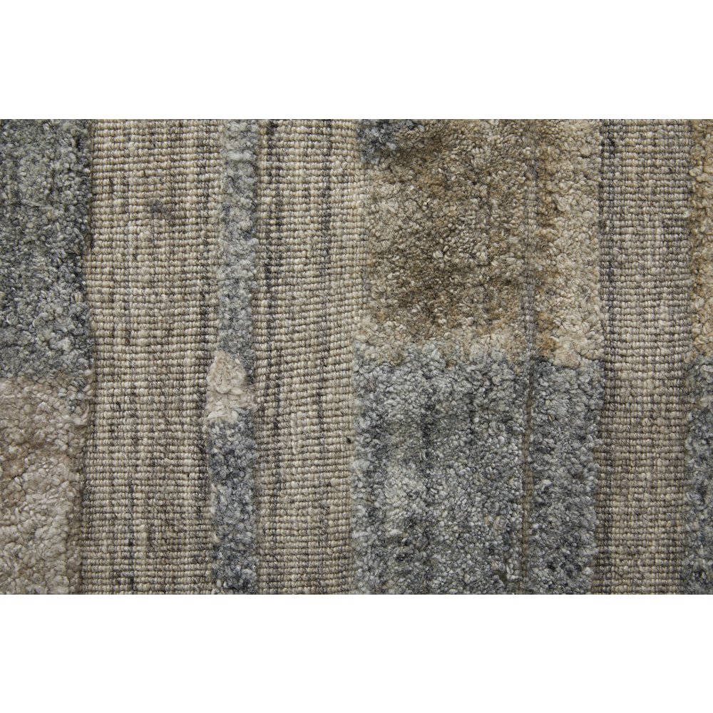 Elias Modern Abstract, Brown/Blue/Tan, 2' x 3' Accent Rug