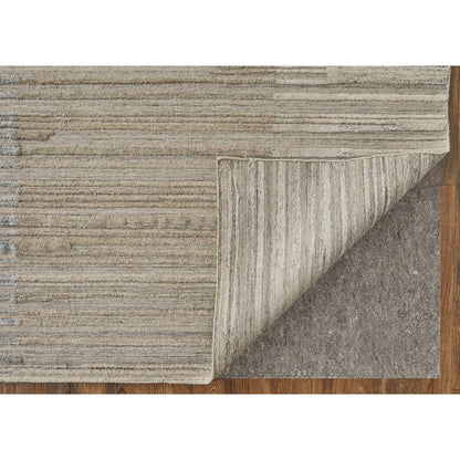 Elias Modern Abstract, Brown/Blue/Tan, 2' x 3' Accent Rug