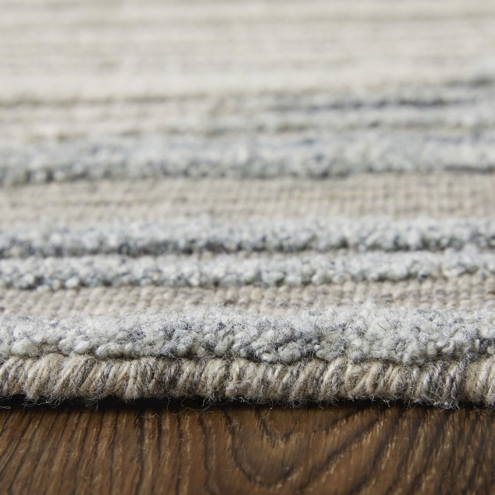 Elias Modern Abstract, Brown/Blue/Tan, 2' x 3' Accent Rug