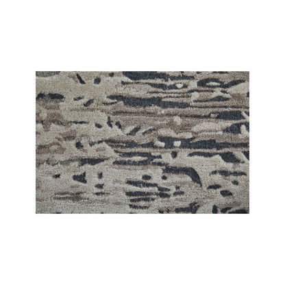 Zarah Modern Abstract, Brown/Tan/Black, 2' x 3' Accent Rug