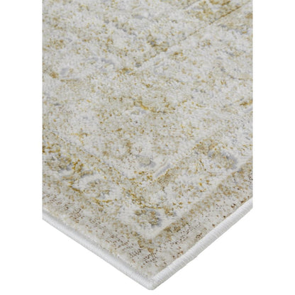 Aura Modern Oriental, Ivory/Gold, 8' x 10' Area Rug