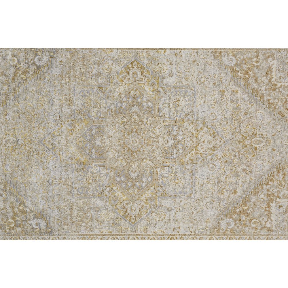 Aura Modern Oriental, Ivory/Gold, 8' x 10' Area Rug