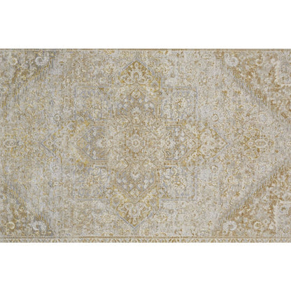 Aura Modern Oriental, Ivory/Gold, 8' x 10' Area Rug