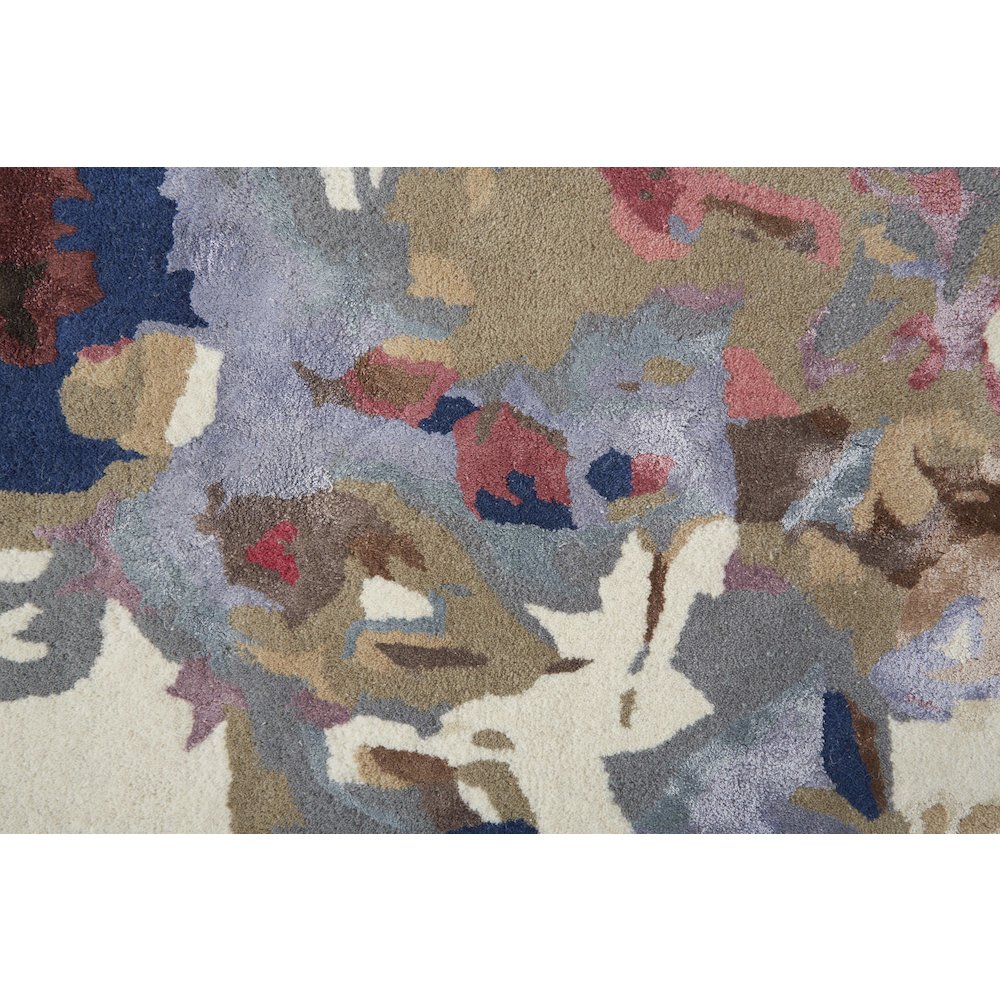 Dafney Transitional Floral & Botanical, Blue/Pink/Gray, 2' x 3' Accent Rug