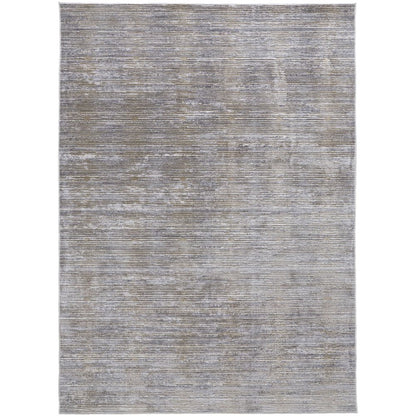 Laina Transitional Distressed, Taupe/Silver/Tan, 3' x 5' Accent Rug
