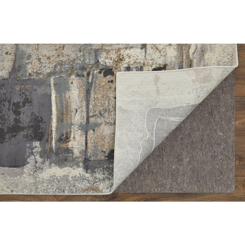Clio Modern Watercolor, Brown/Gray/Black, 9' x 12' Area Rug