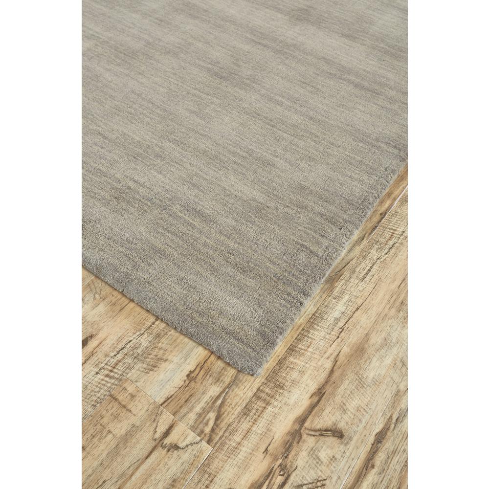 Luna Hand Woven Marled Wool Rug, Light/Warm Gray, 3ft-6in x 5ft-6in Accent Rug, 5798049FLGY000C50