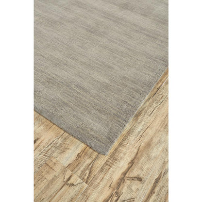 Luna Hand Woven Marled Wool Rug, Light/Warm Gray, 3ft-6in x 5ft-6in Accent Rug, 5798049FLGY000C50
