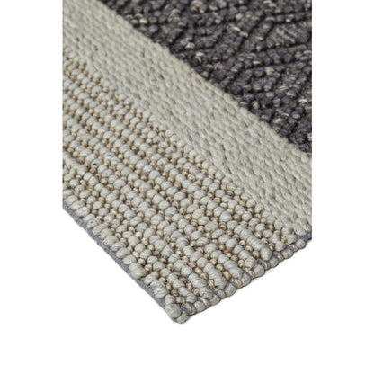 Berkeley Modern Eco-Friendly Bouclé Rug, Chracoal Gray/Tan, 5ft x 8ft Area Rug, 6790811FSNDMLTE10