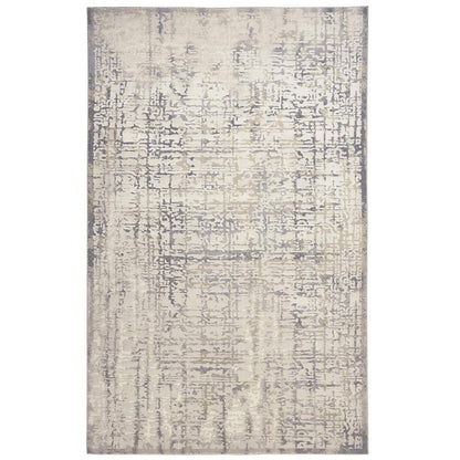 Waldor Distressed Absrtract Rug, Ivory Birch/Beige/Gray, 5ft x 8ft Area Rug, 7353683FBGE000E10