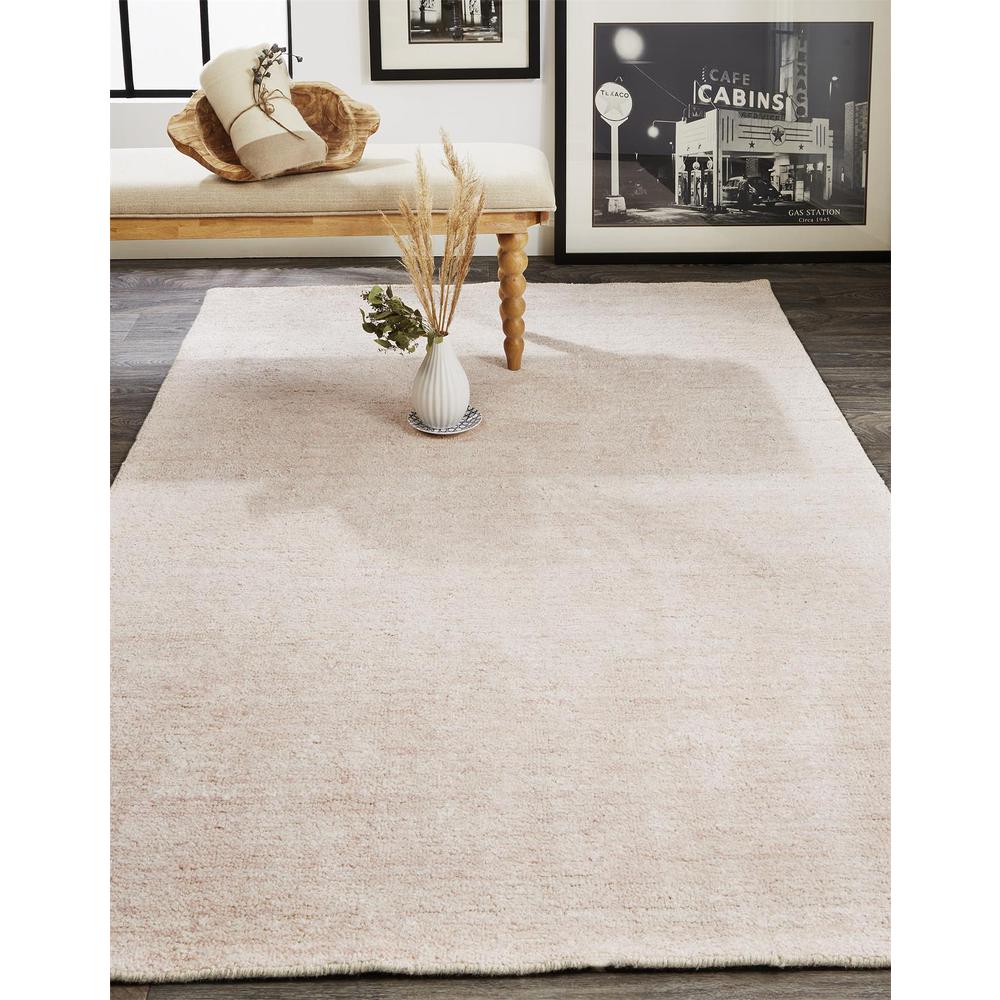 Delino Premium Contemporary Wool Rug, Very Light Pink, 5ft x 8ft Area Rug, 8886701FLPK000E10