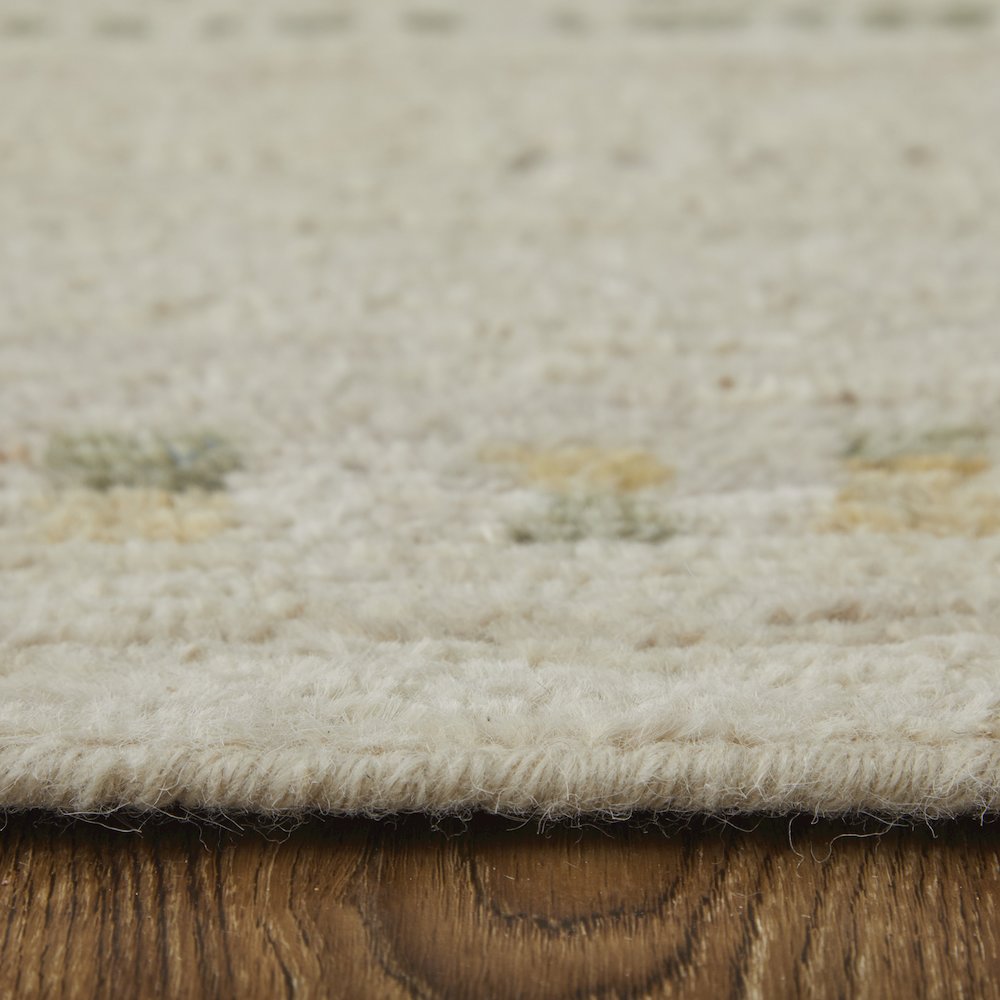 Kasbah Modern Abstract, Tan/Red/Green, 9'-6" x 13'-6" Area Rug