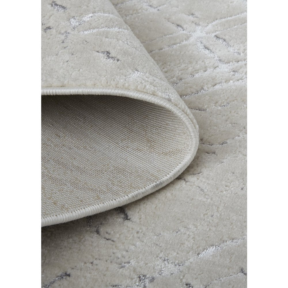Micah Modern Distressed, Silver/Gray/White, 13' x 20' Area Rug
