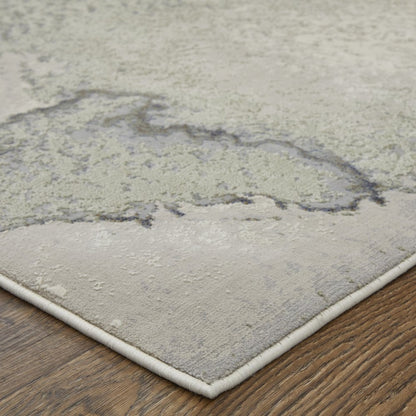 Clio Modern Abstract, Taupe/Brown/Black, 10' x 13'-2" Area Rug