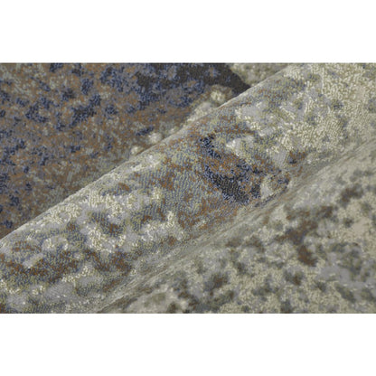 Clio Modern Abstract, Taupe/Brown/Black, 10' x 13'-2" Area Rug