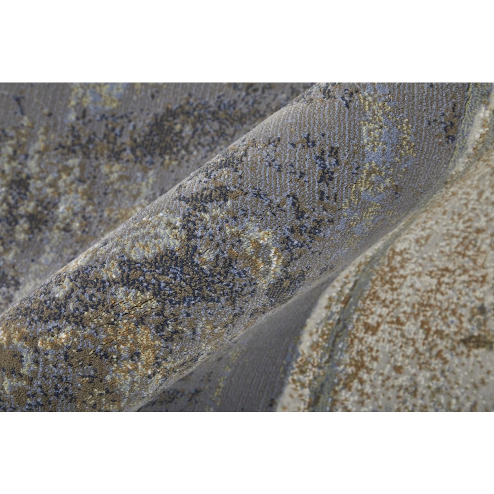 Clio Modern Watercolor, Brown/Gray/Black, 9' x 12' Area Rug
