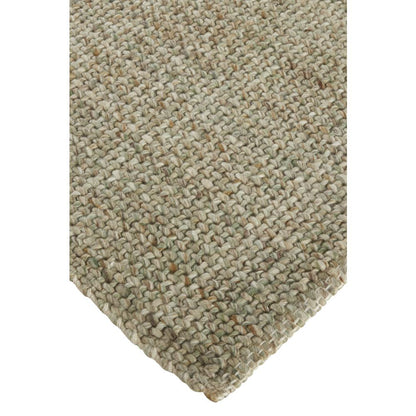 Naples Space Dyed In/Outdoor Flatweave, Olive/Sage Green, 9ft x 12ft Area Rug, NAP0751FGRN000G00