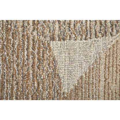 Pollock Modern Watercolor, Brown/Tan/Ivory, 10' x 14' Area Rug