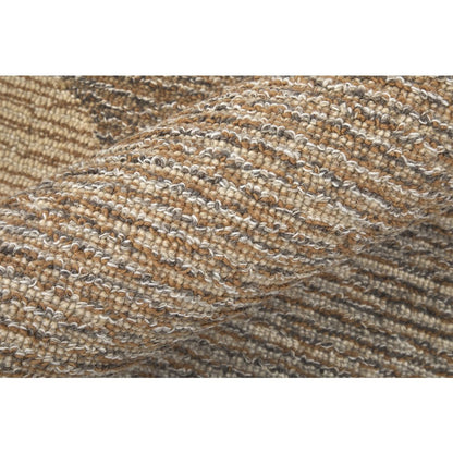 Pollock Modern Watercolor, Brown/Tan/Ivory, 10' x 14' Area Rug