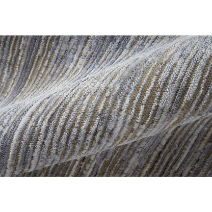 Laina Transitional Distressed, Taupe/Silver/Tan, 3' x 5' Accent Rug