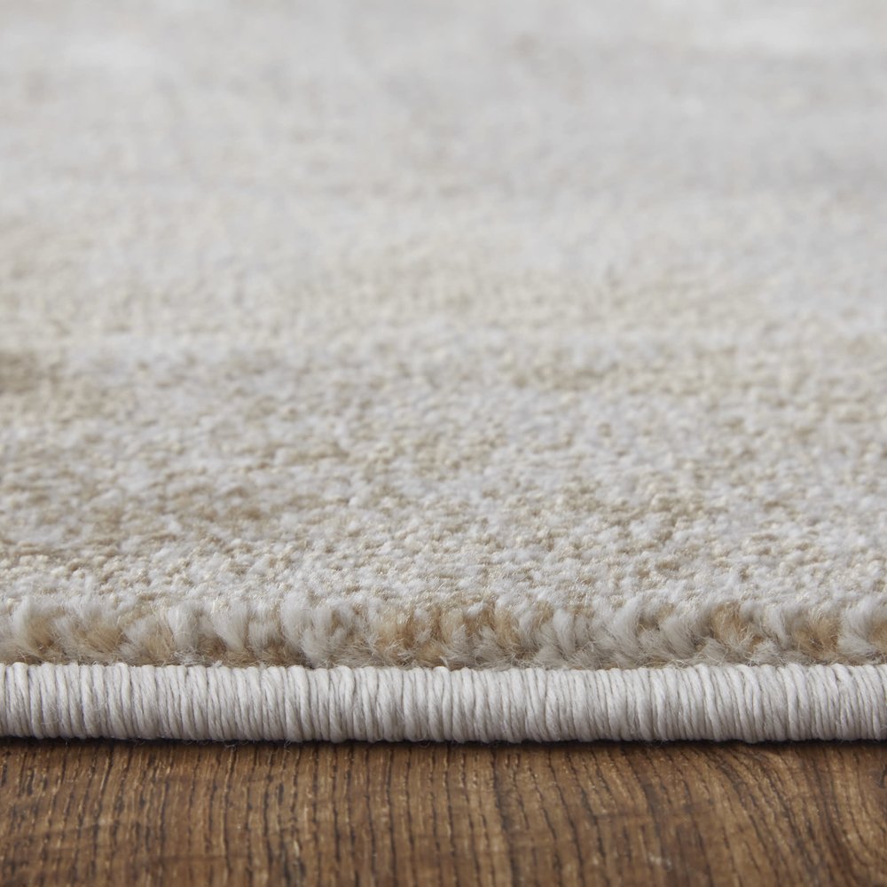 Waldor Modern Watercolor, Brown/Tan/Ivory, 10' x 13'-2" Area Rug