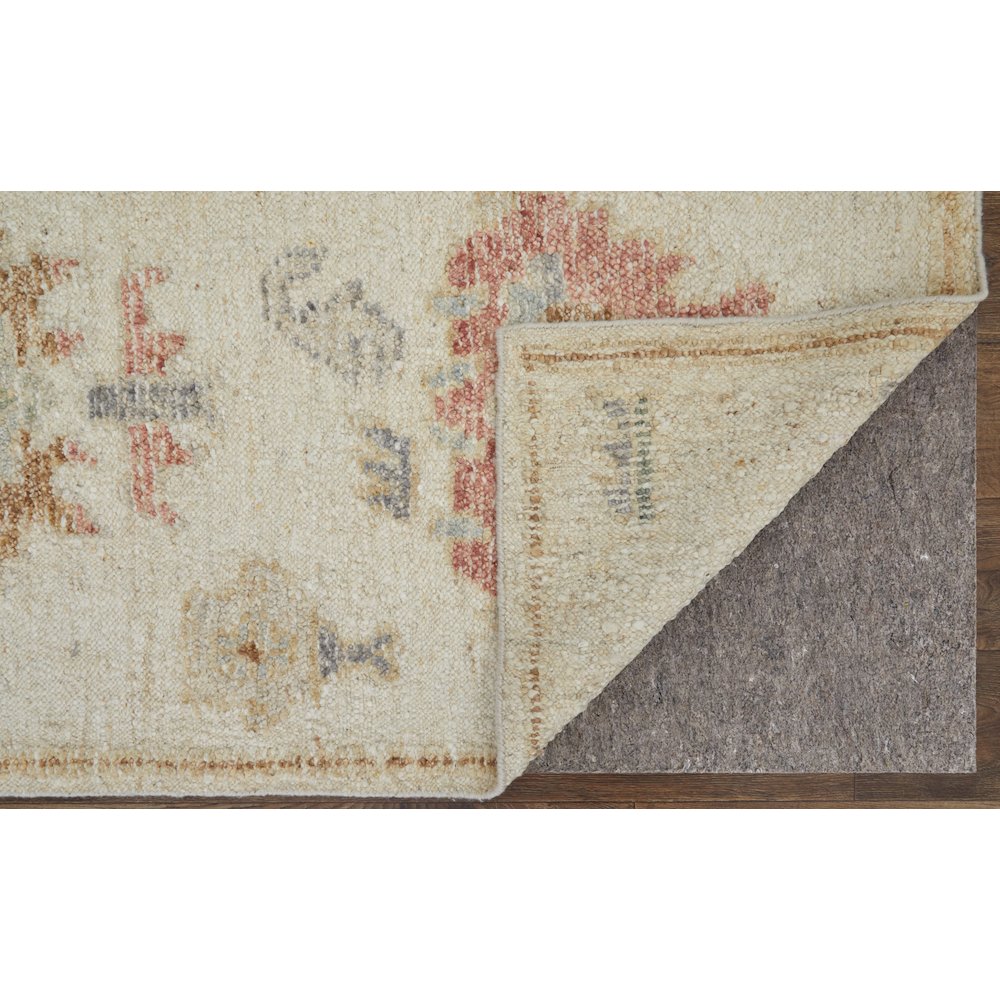 Grafton Transitional Floral & Botanical, Ivory/Orange/Gray, 2' x 3' Accent Rug
