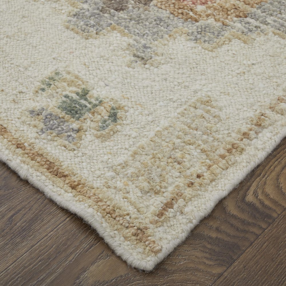 Grafton Transitional Floral & Botanical, Ivory/Orange/Gray, 2' x 3' Accent Rug