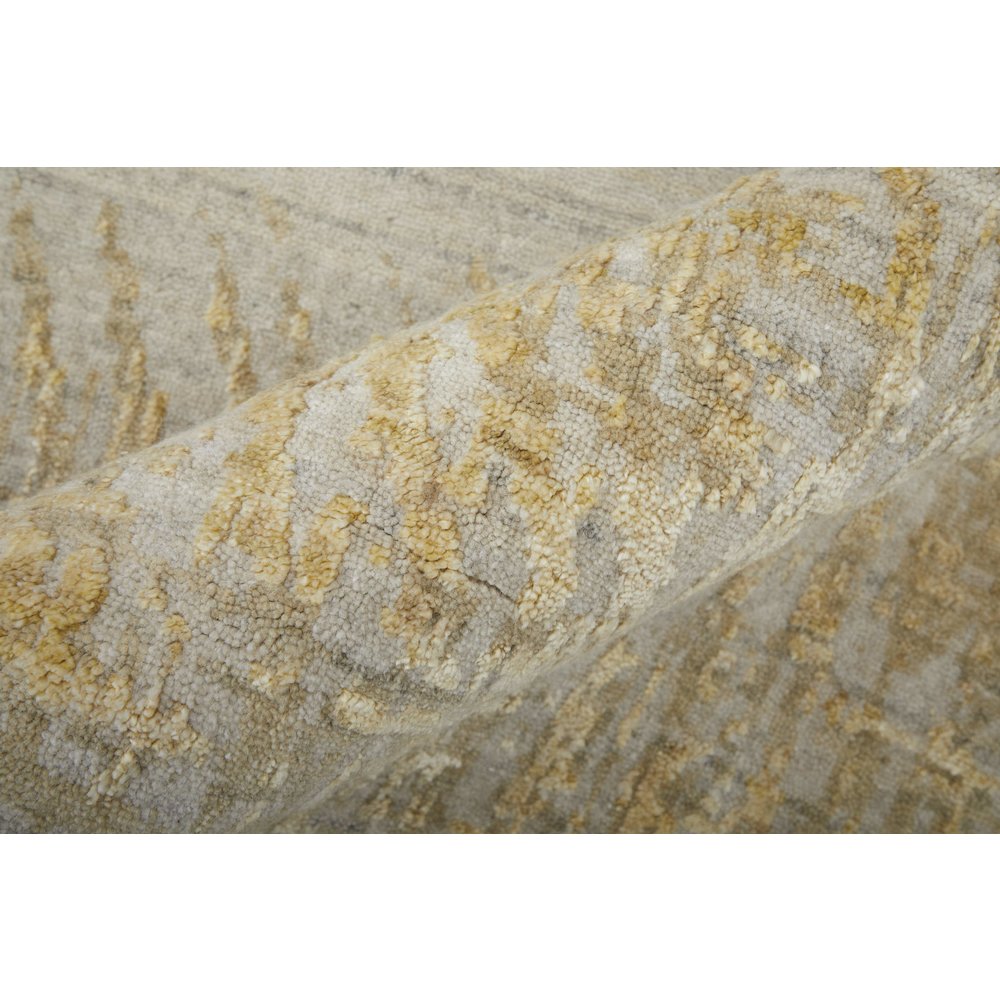 Eastfield Modern Abstract, Yellow/Ivory/Gold, 8' x 10' Area Rug
