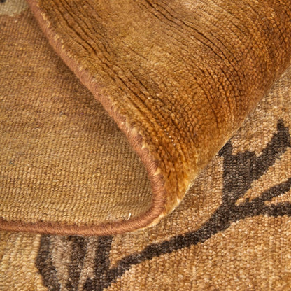 Cordonnet Transitional Floral & Botanical, Brown/Orange, 5'-6" x 8'-6" Area Rug