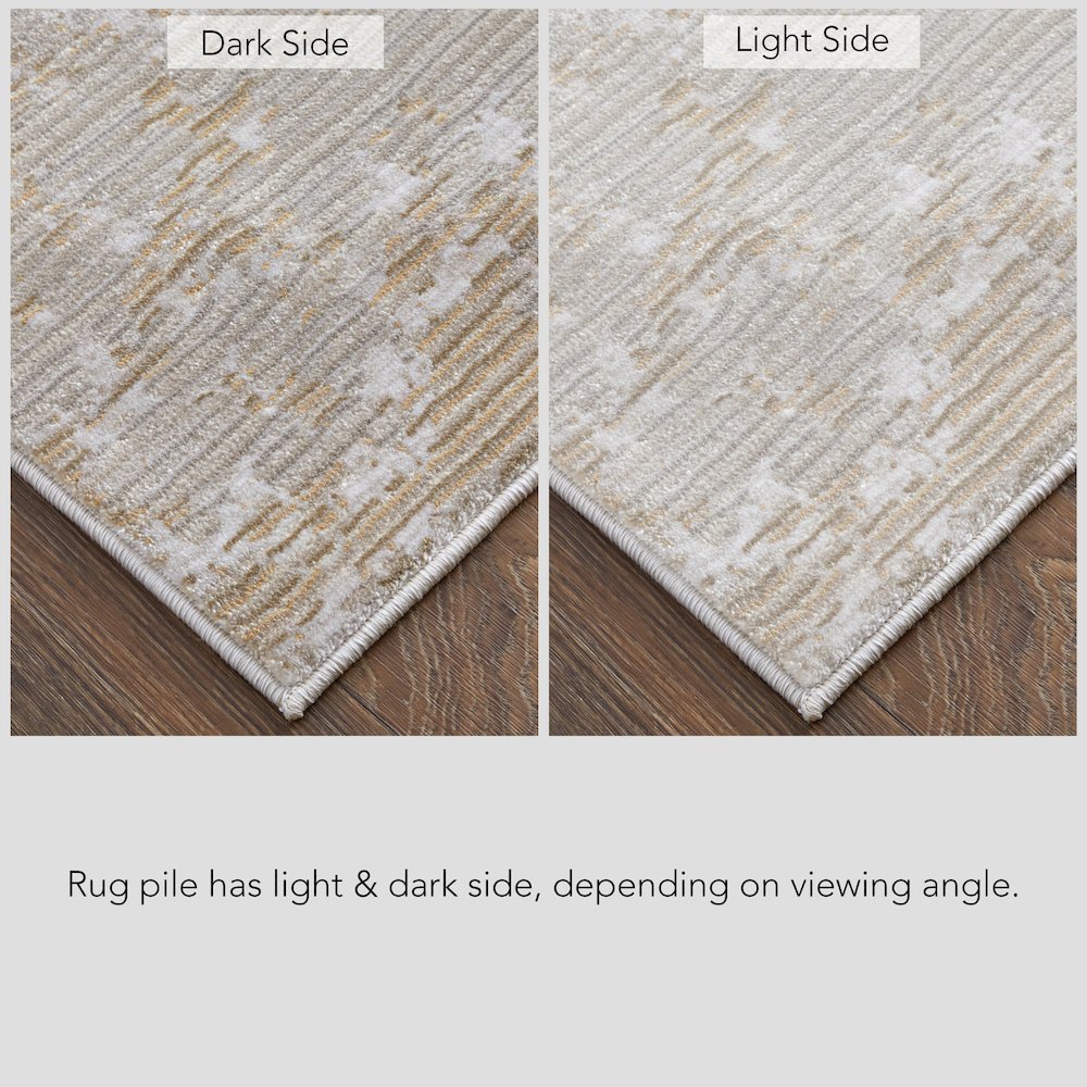 Sonora Modern Abstract, Gray/Ivory/Brown, 5' x 7'-6" Area Rug