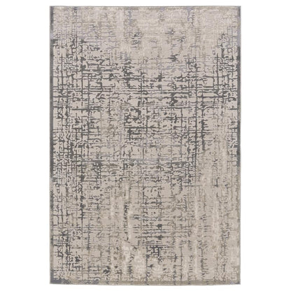 Prasad Contmporary Watercolor Rug, Steel/Silver Gray, 8ft x 11ft Area Rug, 6703683FGRY000G99