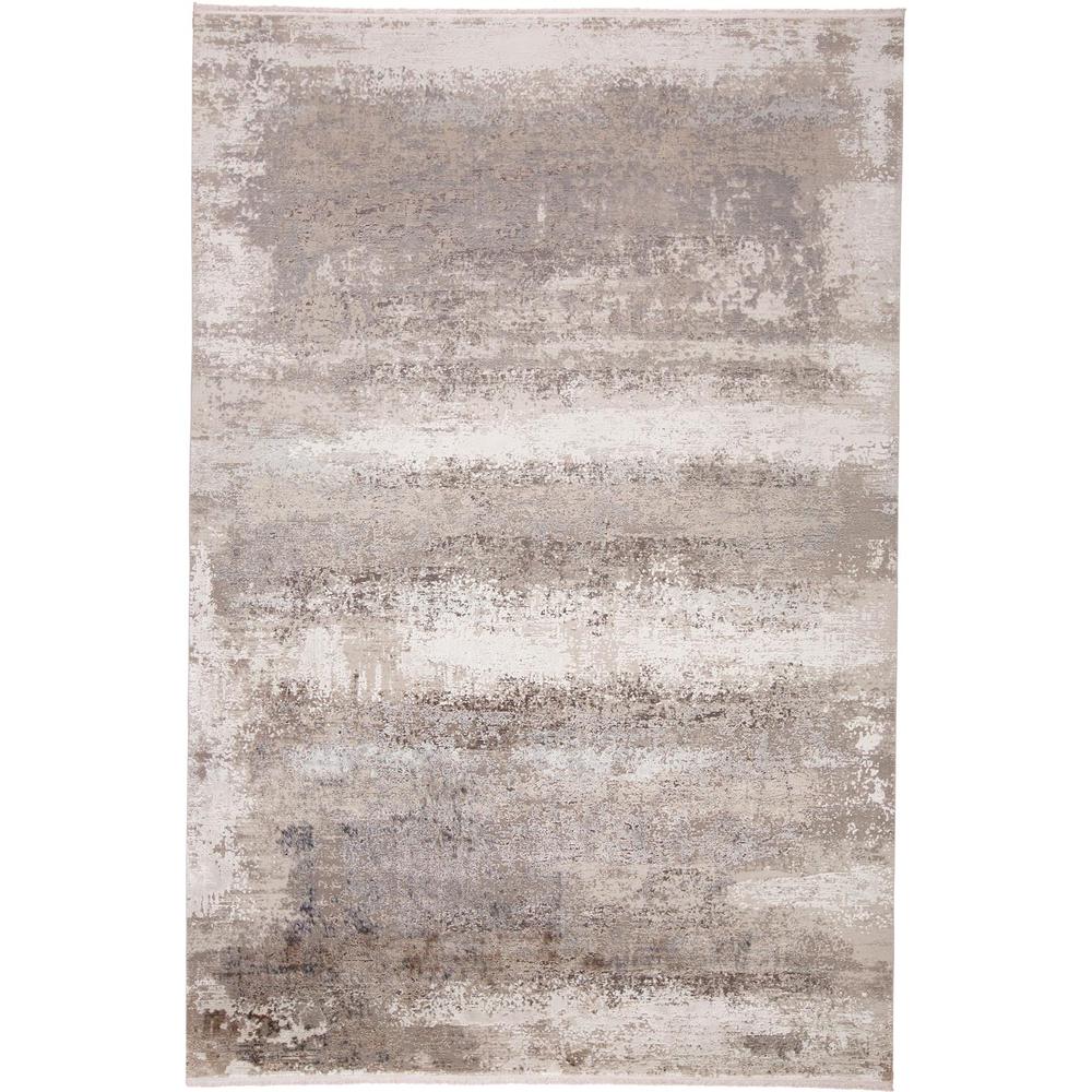 Cadiz Gradient Luster Rug, Silver Gray, 4ft - 10in x 7ft - 10in Area Rug, 8663888FLGY000E30