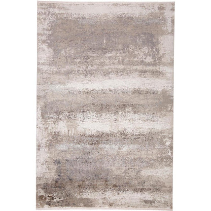Cadiz Gradient Luster Rug, Silver Gray, 4ft - 10in x 7ft - 10in Area Rug, 8663888FLGY000E30