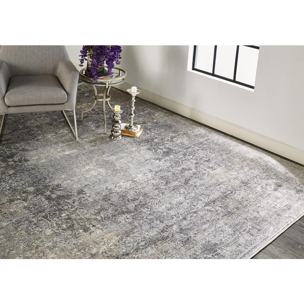 Sarrant Vintage Space-Dyed Rug, Stone Gray, 5ft x 7ft - 2in Area Rug, 9193964FSTN000E83