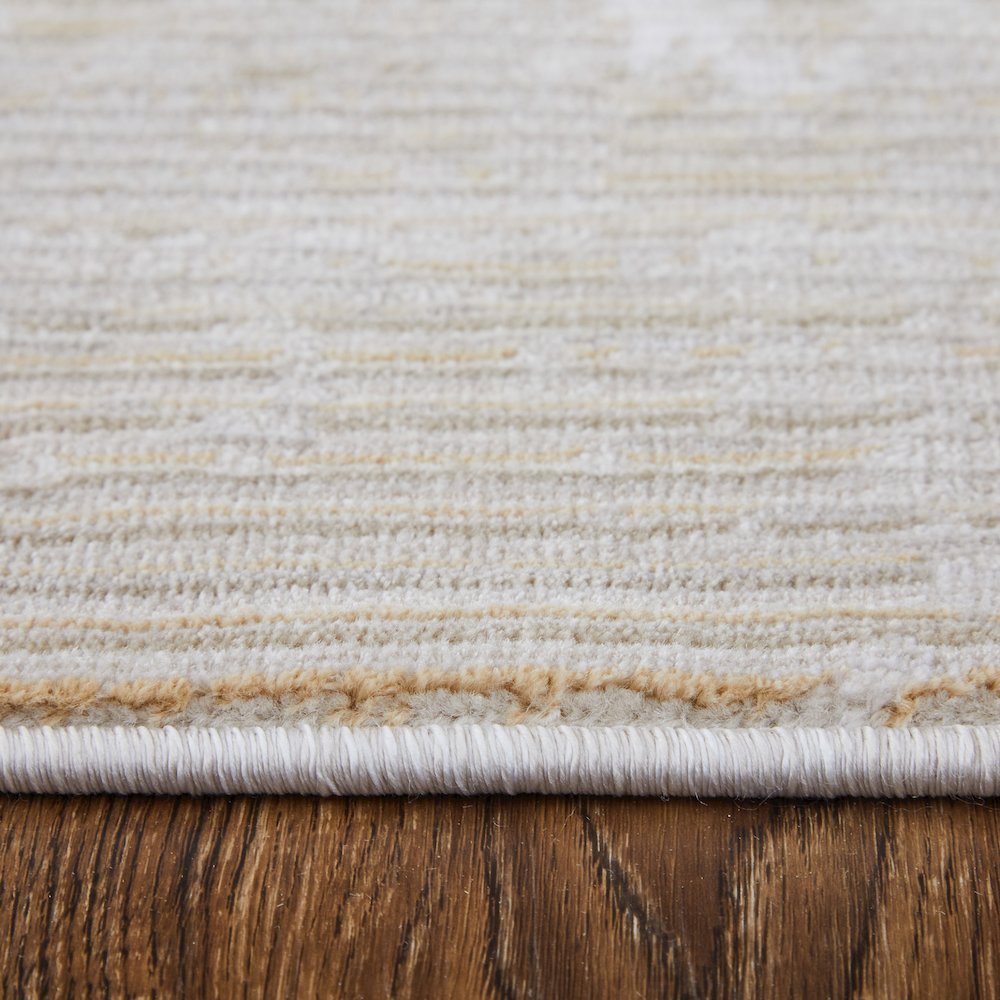 Sonora Modern Abstract, Gray/Ivory/Brown, 5' x 7'-6" Area Rug