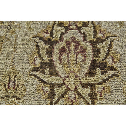Drake Traditional Persian, Brown/Gold/Tan, 5'-6" x 8'-6" Area Rug