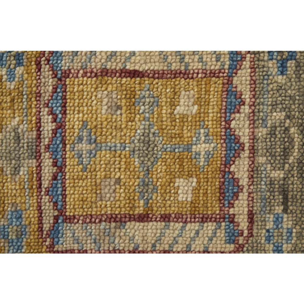 Fillmore Traditional Geometric, Blue/Yellow/Red, 3' x 5' Accent Rug