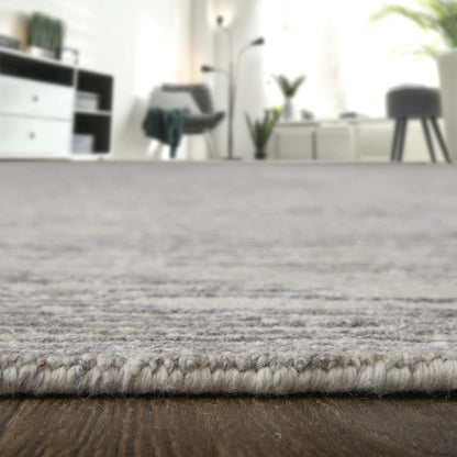Brighton Modern Abstract, Ivory/Taupe/Silver, 2' x 3' Accent Rug