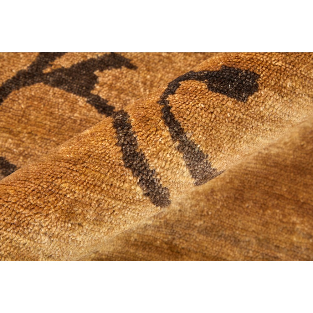 Cordonnet Transitional Floral & Botanical, Brown/Orange, 5'-6" x 8'-6" Area Rug
